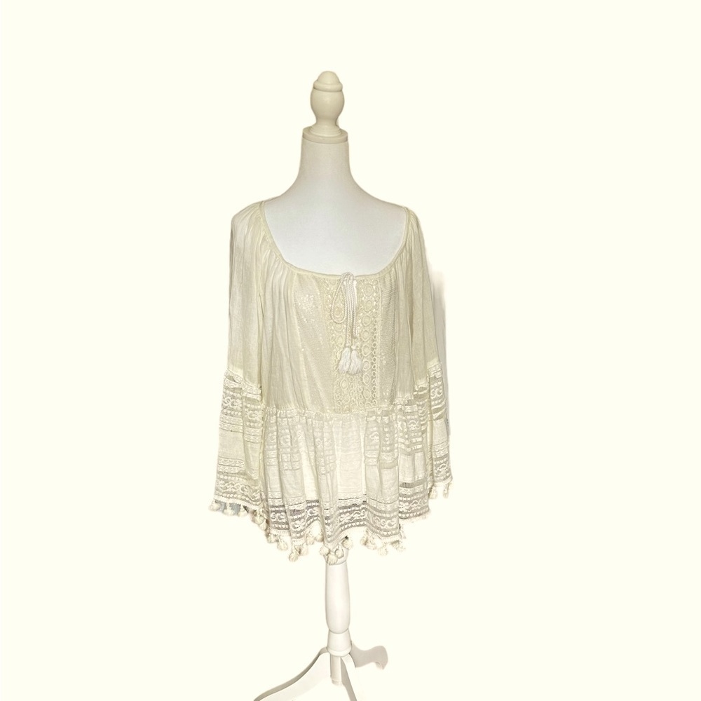 RubyYaya Size Small, Embellished with sequins, lace, pompoms and tassels.